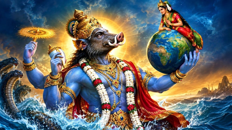 ವಿಷ್ಣು ದೇವರು ವರಾಹ ಅವತಾರ ತಾಳಿದ್ದು ಏಕೆ.. ಹಂದಿ ರೂಪದಲ್ಲಿ ಸಾಗರದ ಆಳಕ್ಕೆ ಹೋಗಿದ್ದಕ್ಕೆ ಕಾರಣ?