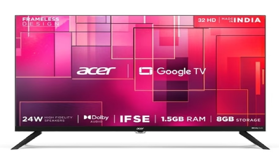 ಕೇವಲ ₹8,999ಕ್ಕೆ 32 ಇಂಚಿನ Acer Smart TV ಮನೆಗೆ ತನ್ನಿ... Netflix, YouTube ಸೇರಿ ಹಲವು ಫೀಚರ್ಸ್
