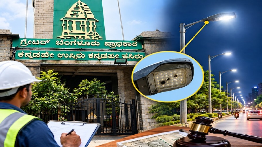 ಬೆಂಗಳೂರಿನ ರಸ್ತೆಗಳಲ್ಲಿ ಕತ್ತಲೆ! 2,290 ಬೀದಿದೀಪಗಳು ಹಾಳು; ಗುತ್ತಿಗೆದಾರರಿಗೆ ₹16.03 ಲಕ್ಷ ದಂಡ