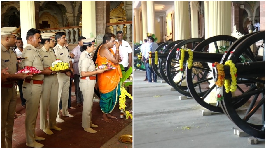 ಮೈಸೂರು ದಸರಾ ವೈಭವ ಶುರು : ಅರಮನೆಯಲ್ಲಿ ಇಂದು ಸಾಂಪ್ರದಾಯಿಕ ಫಿರಂಗಿ ಪೂಜೆ