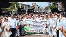 ಜ್ಞಾನೇಶ್ ಕುಮಾರ್ ರಾಜೀನಾಮೆಗೆ ಒತ್ತಾಯಿಸಿ ಮಂಗಳೂರಿನಲ್ಲಿ ಕಾಂಗ್ರೆಸ್ ಪಾದಯಾತ್ರೆ, ಪ್ರತಿಭಟನೆ