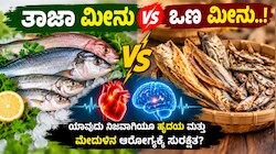 ತಾಜಾ ಮೀನು vs ಒಣ ಮೀನು..! ಹೃದಯ ಮತ್ತು ಮೆದುಳಿನ ಆರೋಗ್ಯಕ್ಕೆ ಯಾವುದು ನಿಜಕ್ಕೂ ಸುರಕ್ಷಿತ?