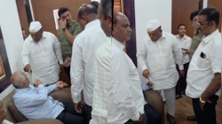 ಚಿಕ್ಕೋಡಿ: ಸಂಸದರ ಕಚೇರಿಯಲ್ಲೇ ಕಾಂಗ್ರೆಸ್‌ ಆಂತರಿಕ ಅಸಮಾಧಾನ ಸ್ಫೋಟ 