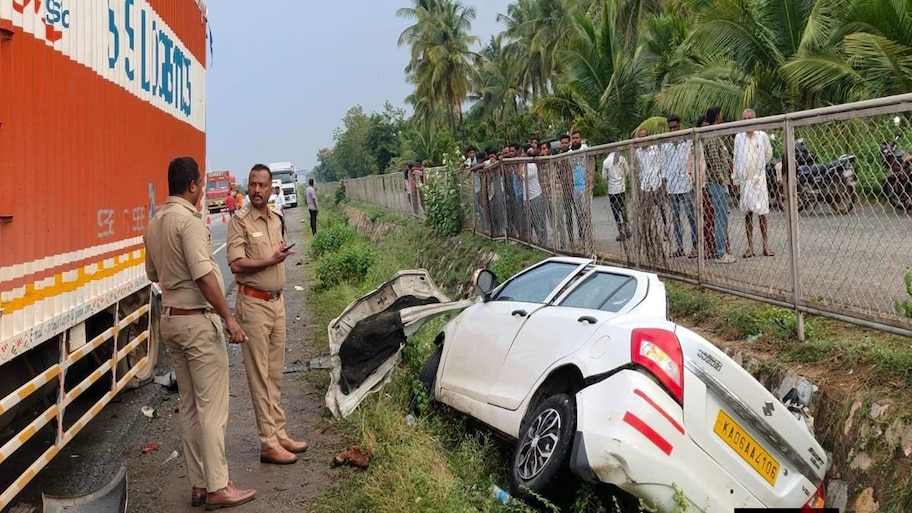 ತಂದೆಯ ಅಂತ್ಯಸಂಸ್ಕಾರಕ್ಕೆ ಹೊರಟಿದ್ದ ಮಗನಿಗೂ ದಾರಿ ಮಧ್ಯೆಯೇ ಸಾ*ವು! ಲಾರಿ-ಕಾರು ಡಿ*ಕ್ಕಿಗೆ ಮೂವರು ಬಲಿ