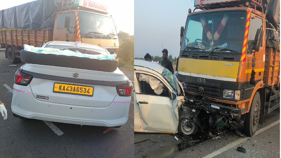 ಧಾರವಾಡದಲ್ಲಿ ಭೀಕರ ಅಪಘಾತ: ಕಾರು-ಕ್ಯಾಂಟರ್ ಮುಖಾಮುಖಿ ಡಿ*ಕ್ಕಿಗೆ ನಾಲ್ವರ ದುರ್ಮರಣ!
