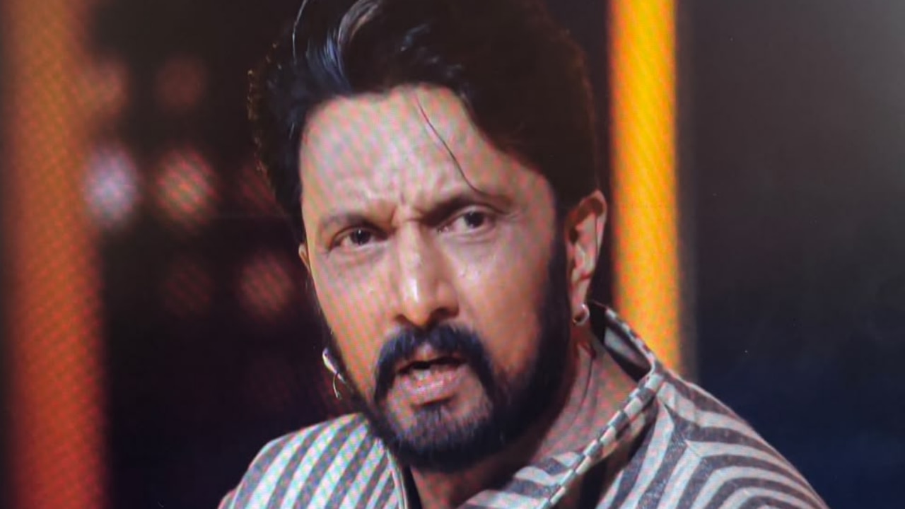 Sudeep cried on bigg boss stage