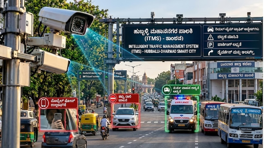 ಹುಬ್ಬಳ್ಳಿ–ಧಾರವಾಡದಲ್ಲಿ ಇನ್ಮುಂದೆ AI ಟ್ರಾಫಿಕ್‌ ಕಣ್ಗಾವಲು: ನಿಯಮ ಉಲ್ಲಂಘಿಸಿದ್ರೆ ದಂಡ ಕಟ್ಟಲೇಬೇಕು!