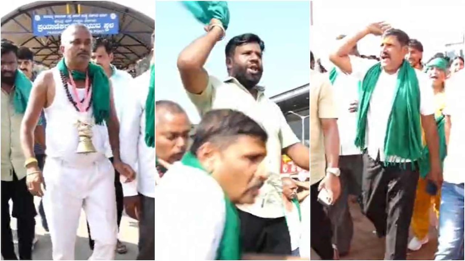 ಬೆಳಗಾವಿಯಲ್ಲಿ ಕಬ್ಬು ಬೆಳೆಗಾರರ ಉಗ್ರ ಹೋರಾಟ : ಪ್ರತಿ ಟನ್‌ಗೆ 5,500 ರೂ.ಗೆ ಆಗ್ರಹ